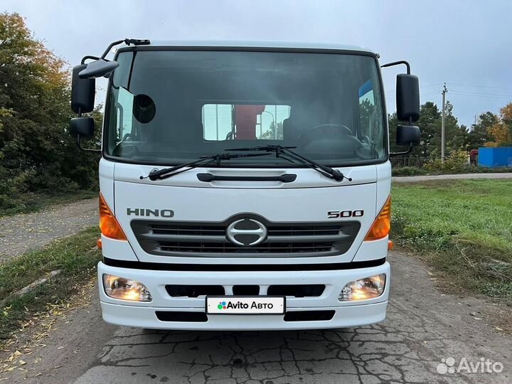 Бортовой грузовик Hino 500 (Ranger) с КМУ UNIC, 2014