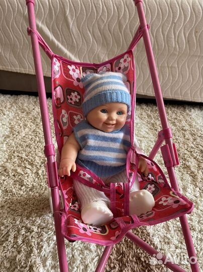 Коляска кукольная,пупс отдельно 500