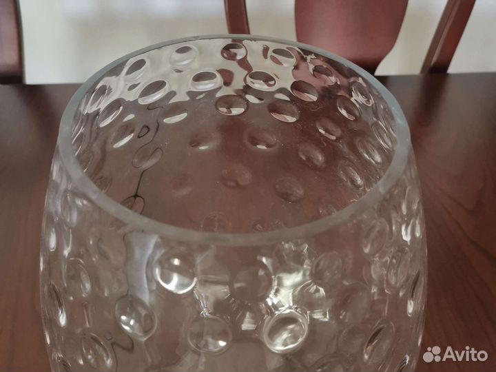 Ваза стекло Португалия 32см