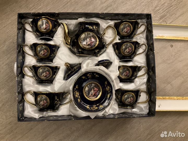 Шикарные чайный сервиз Madonna Кобальт