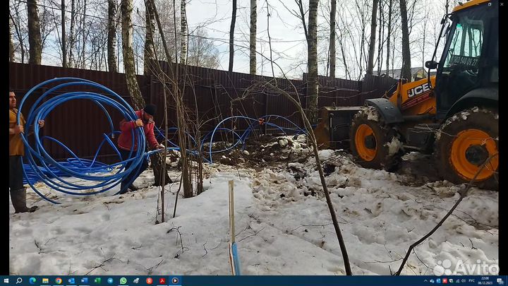 Кессон с установкой
