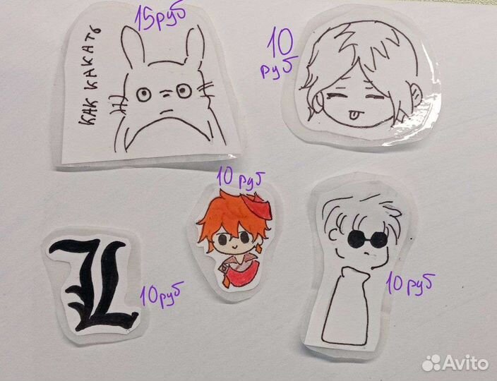 Аниме наклейки