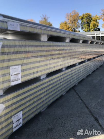 Сэндвич панели для пир 100мм