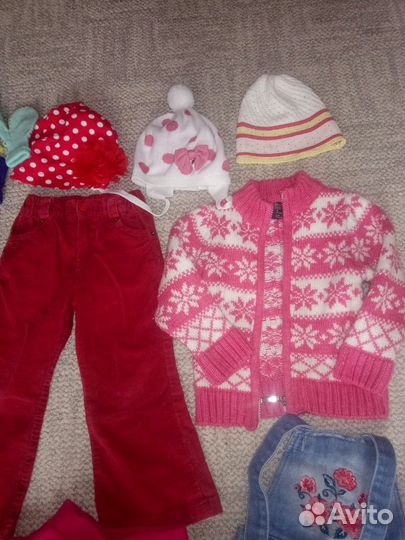 Пакет одежды для девочки 2-3 года