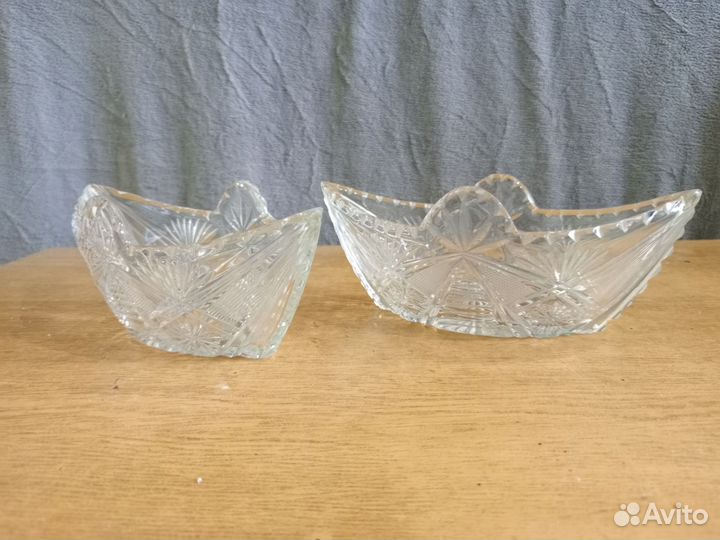 Салатница, хрустальная СССР
