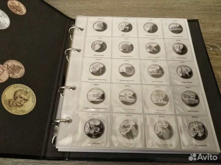 Альбом США Штаты парки президенты