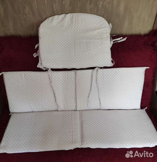 Бортики +косичка+одеялко для детской кроватки