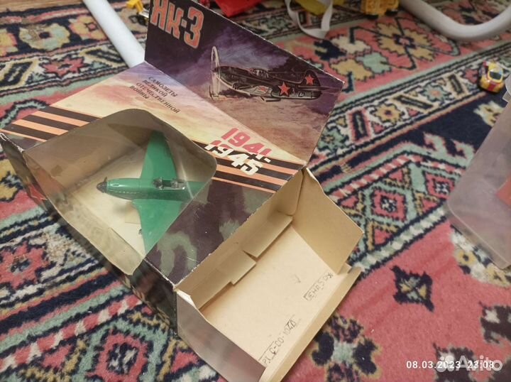 Модель самолёта Як-3, СССР, металл