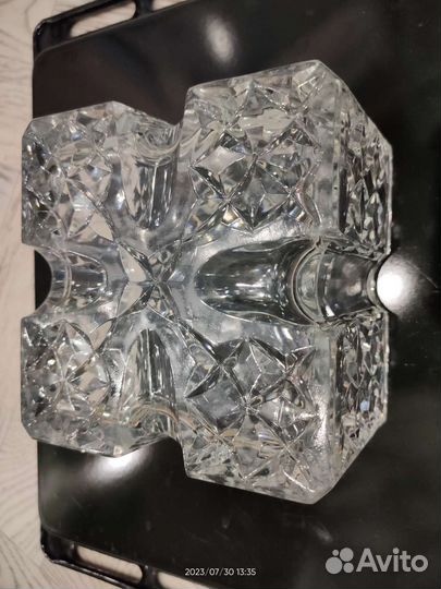 Салатница хрустальная СССР