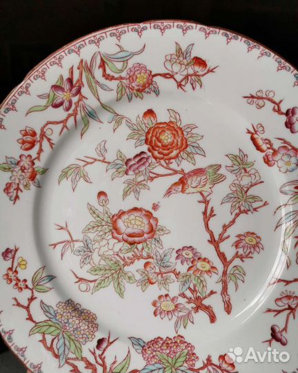 Антикварные тарелки Sarreguemines