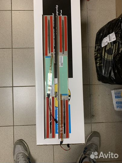 Накладки на пороги brabus Mercedes W211