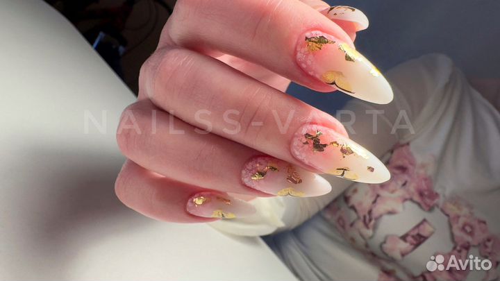 Маникюр наращивание ногтей