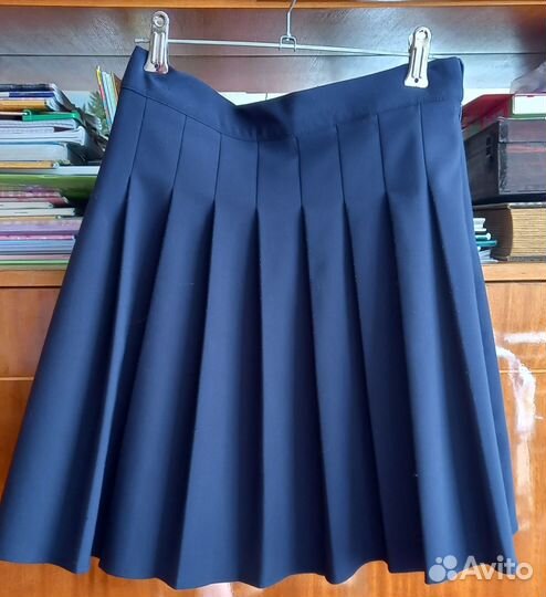 Форма школьная для девочки тёмно-синяя (6-7 класс)