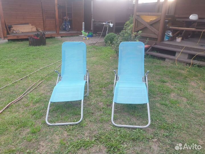 Кресло шезлонг складное