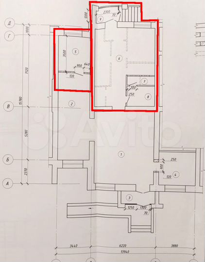 Свободного назначения, 45 м²