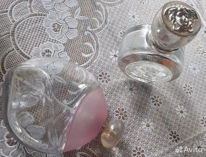 Пустые флаконы от парфюма versace yves rosher avon