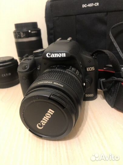 Зеркальный фотоаппарат canon eos500d