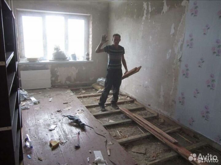 Демонтажные работы, демонтаж квартир,демонтаж стен