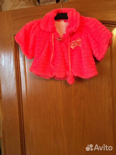 Меховые накидки для маленьких девочек