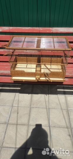 Продаю новую клетку для птиц ручной работы