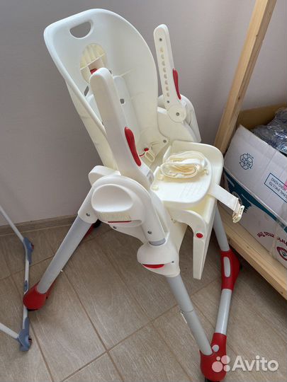 Стульчик для кормления chicco polly