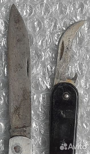 Нож Турист Москва СССР складной ложка вилка чехол