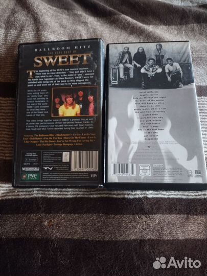 Лицензионные видеокассеты eagls и sweet.1994-96г