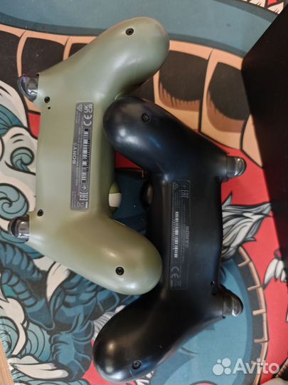 Sony PS4 Slim, 1Тб, 2 геймпада