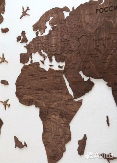 2D карта мира