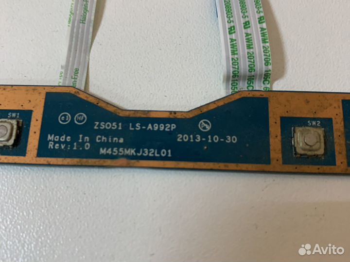 Плата тачпада ноутбука hp 15 g