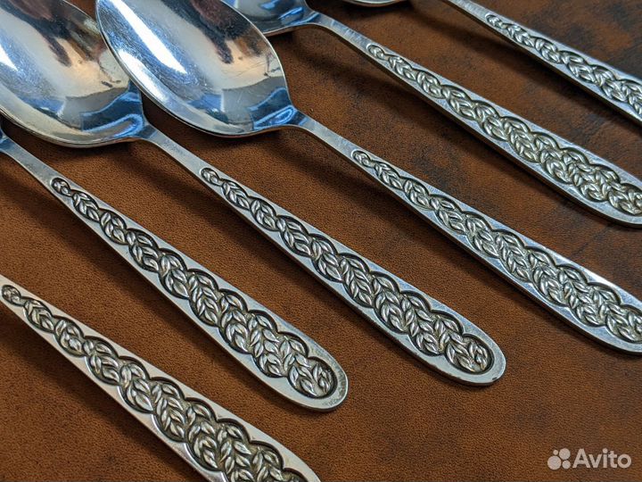 Набор чайных ложек СССР Кольчугинский завод мк4 7