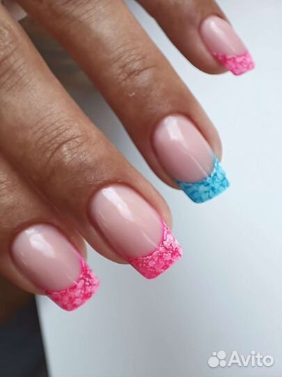 Маникюр коррекция ногтей