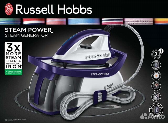 Утюг парогенератор Russel Hobbs Steam Pow 24430-56