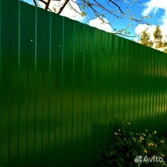 Забор из профнастила