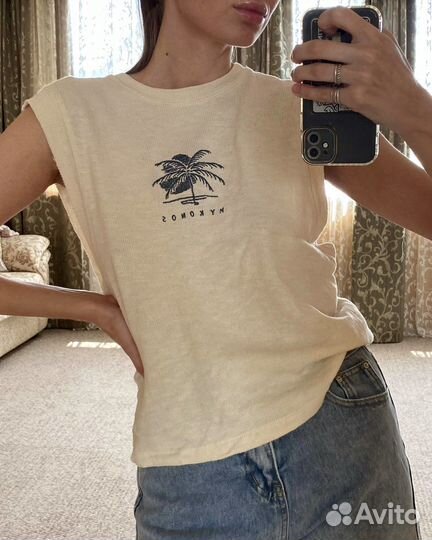 Футболка/ майка pull&bear