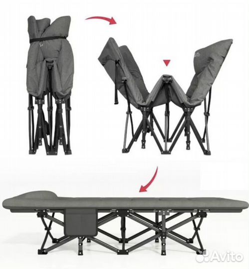 Раскладушка-кровать туристическая