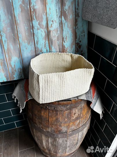 Плетенная корзинка икеа декор