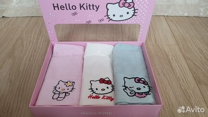 Подарочный набор детских полотенец Hello Kitty