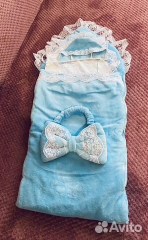 Конверт на выписку плюшевый