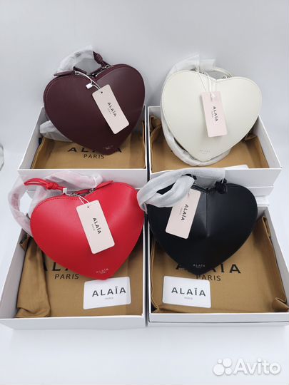 Сумка сердце alaia матовая кожа 4 цвета