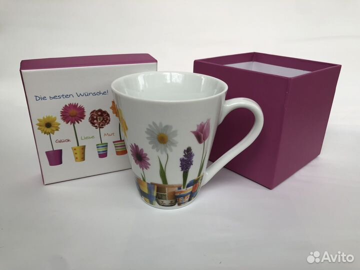 Кружка с цветочками