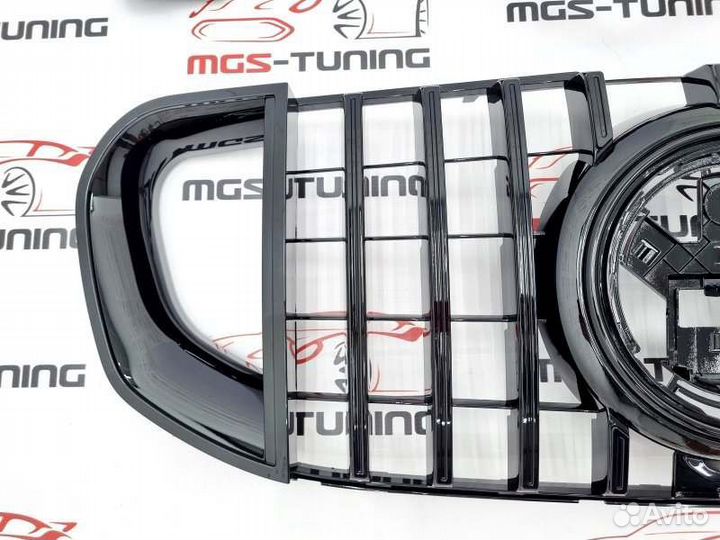 Решетка Mercedes GLS X167 GT Black(черная) Brabus