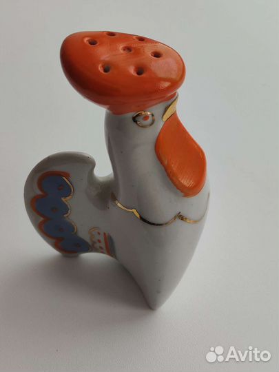 Петушок СССР винтаж солонка