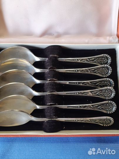 Набор столовых приборов мельхиор СССР