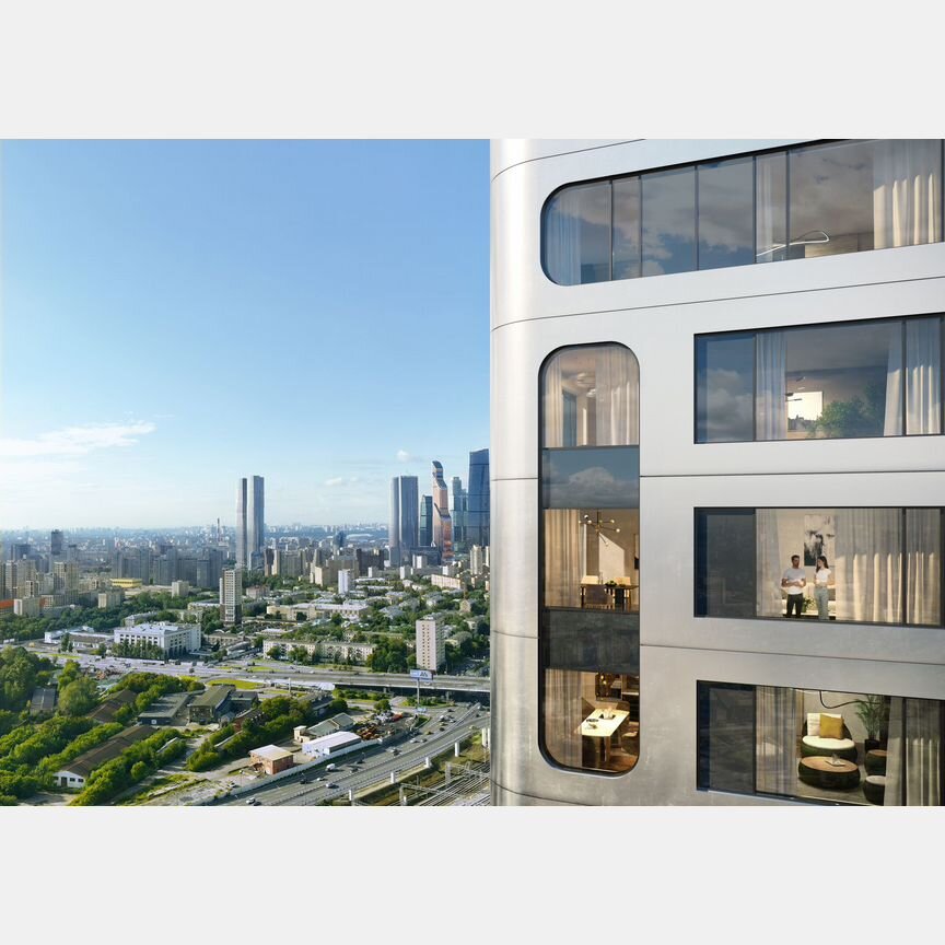 1-к. квартира, 53 м², 19/49 эт.