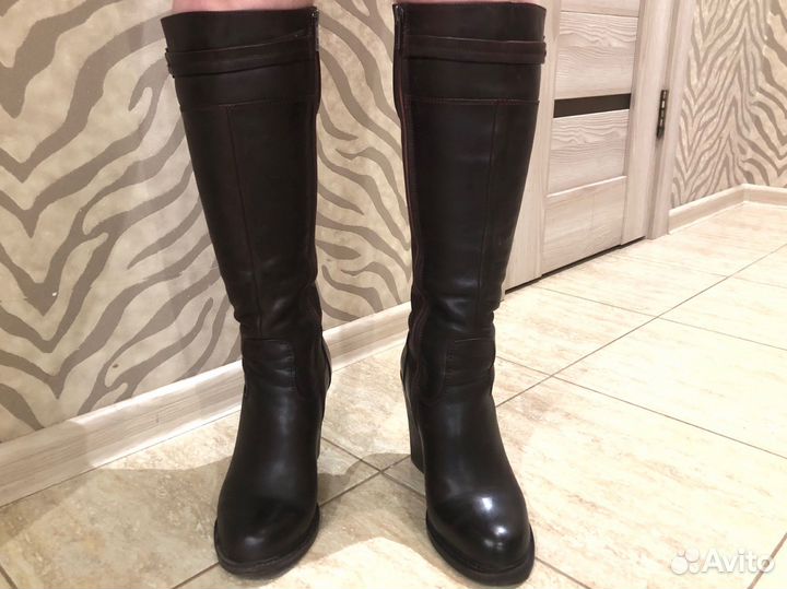 Сапоги женские натуральная кожа 37 размер