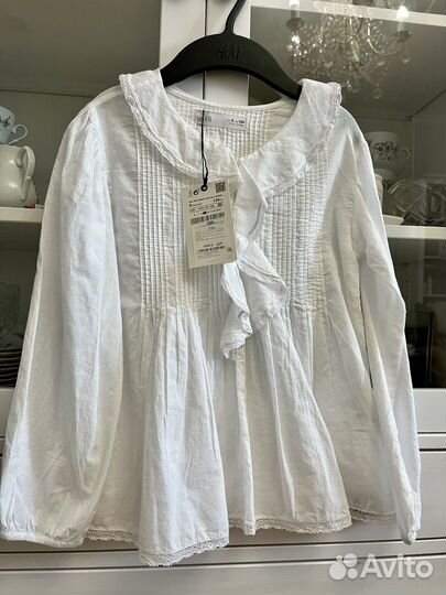 Блузка zara рост 134 новая