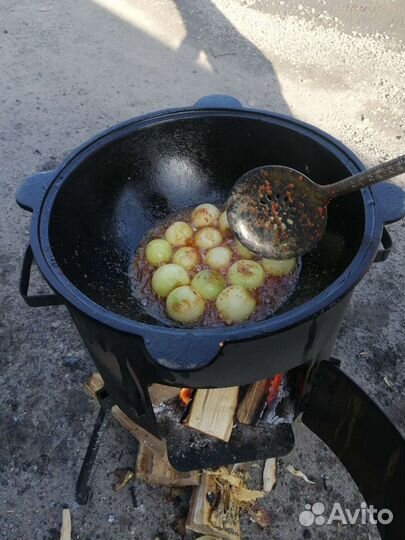 Казан чугунный узбекский 22 литра