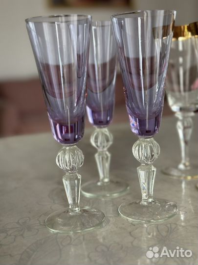 Фужеры СССР хрусталь