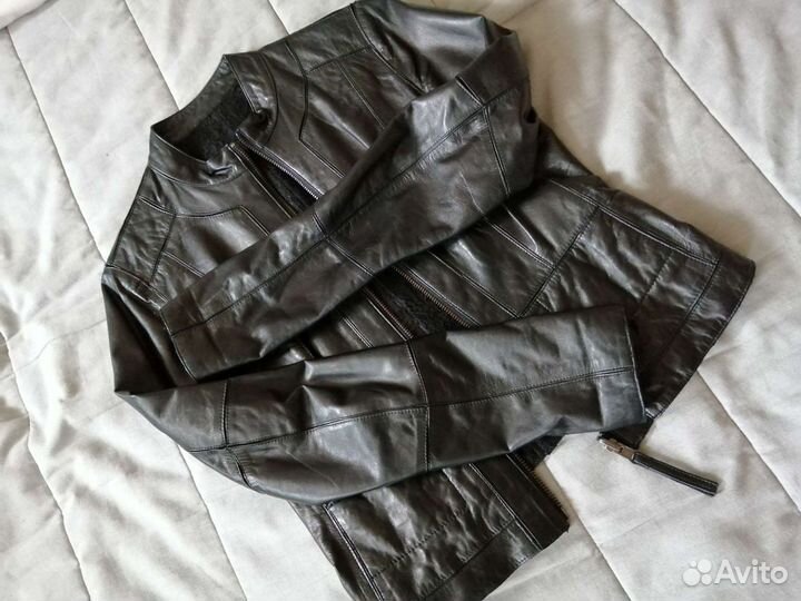 Куртка кожаная